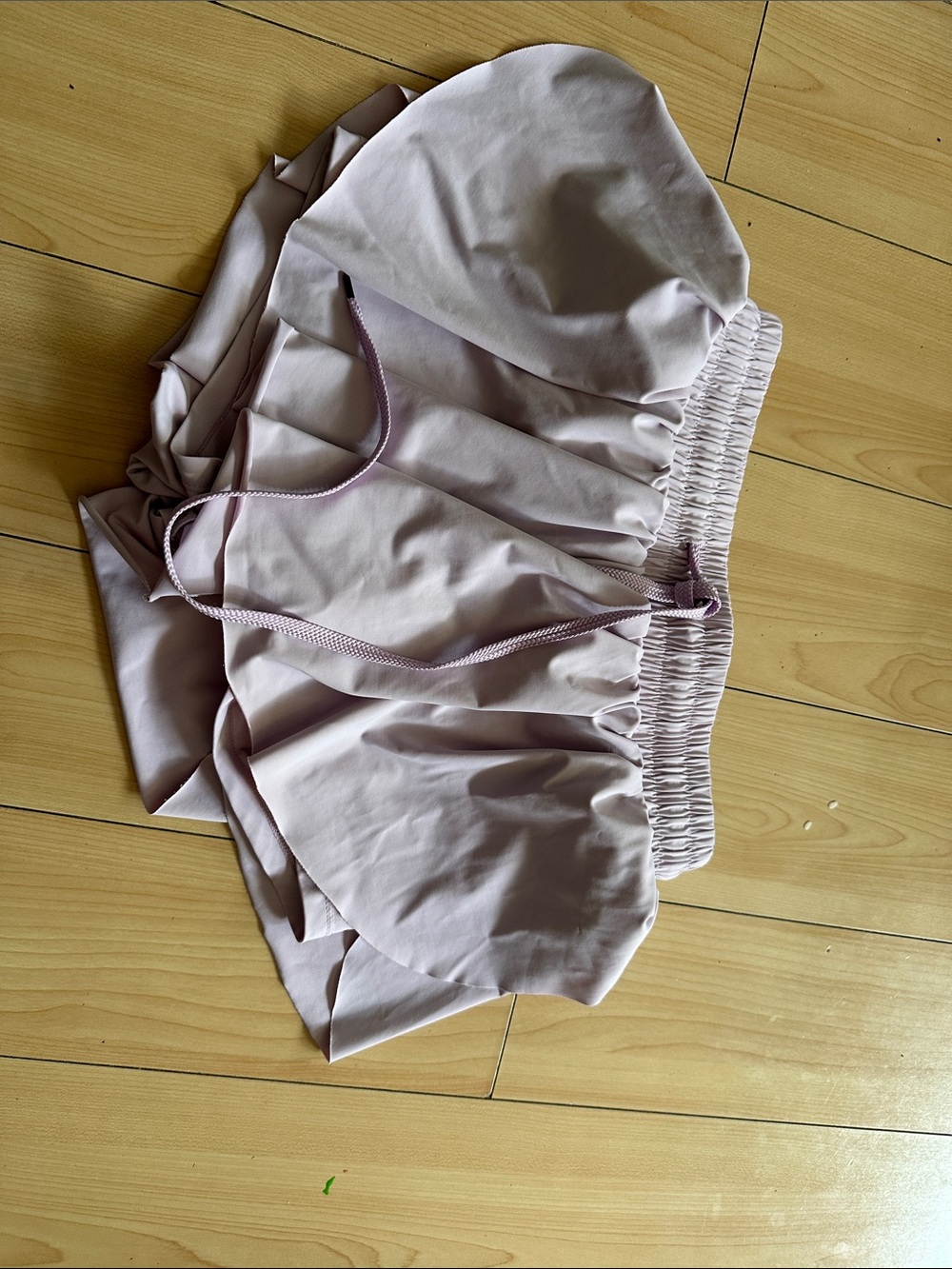 Kid’s  Lightweight Drawstring Skorts — Pale Mauve